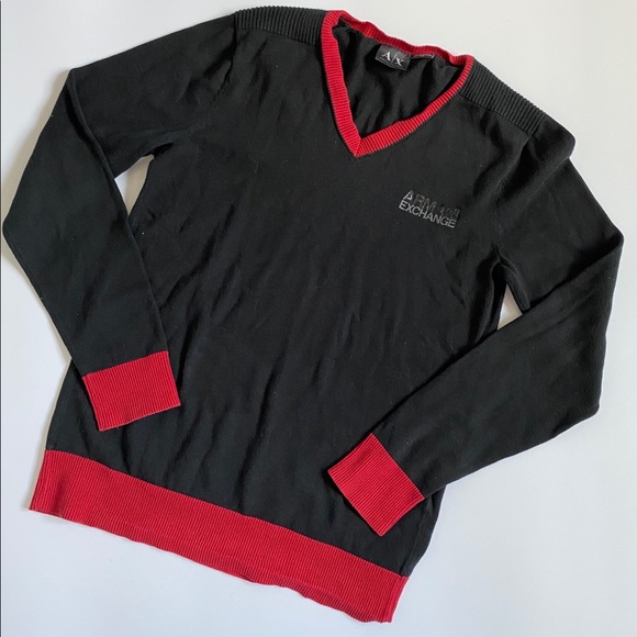 Armani Exchange V-Neck Sweater - Picture 1 of 3